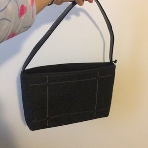 FREE - NWT purse - vegan, metal M charm